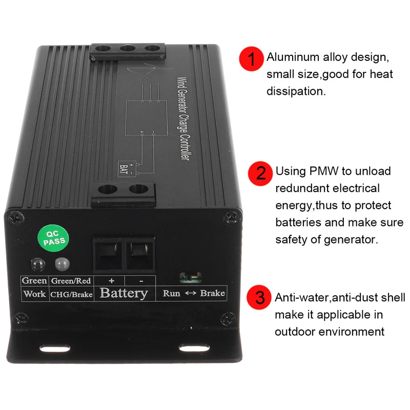 

48V Wind Turbine New Energy 1000W Wind Generator With Charge Controller For Free