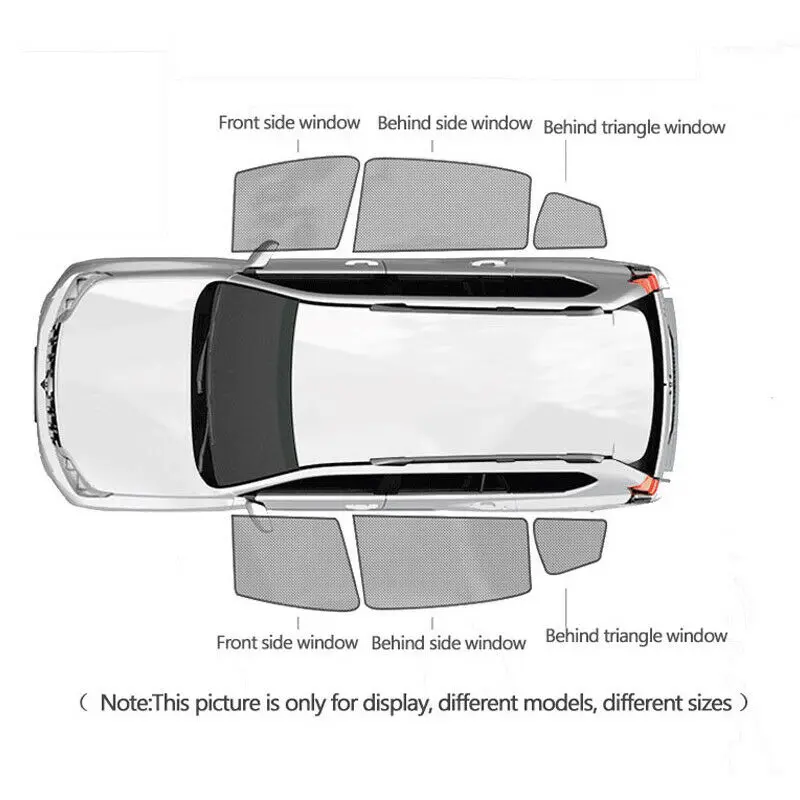 Солнцезащитный козырек для хэтчбека Mazda 3 2011-2013 защита от УФ лучей сетчатый черная