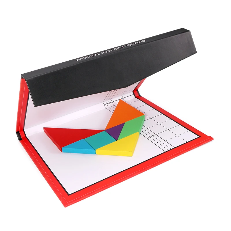 Детская Магнитная книга головоломка игра Монтессори jлобзик обучающая живопись