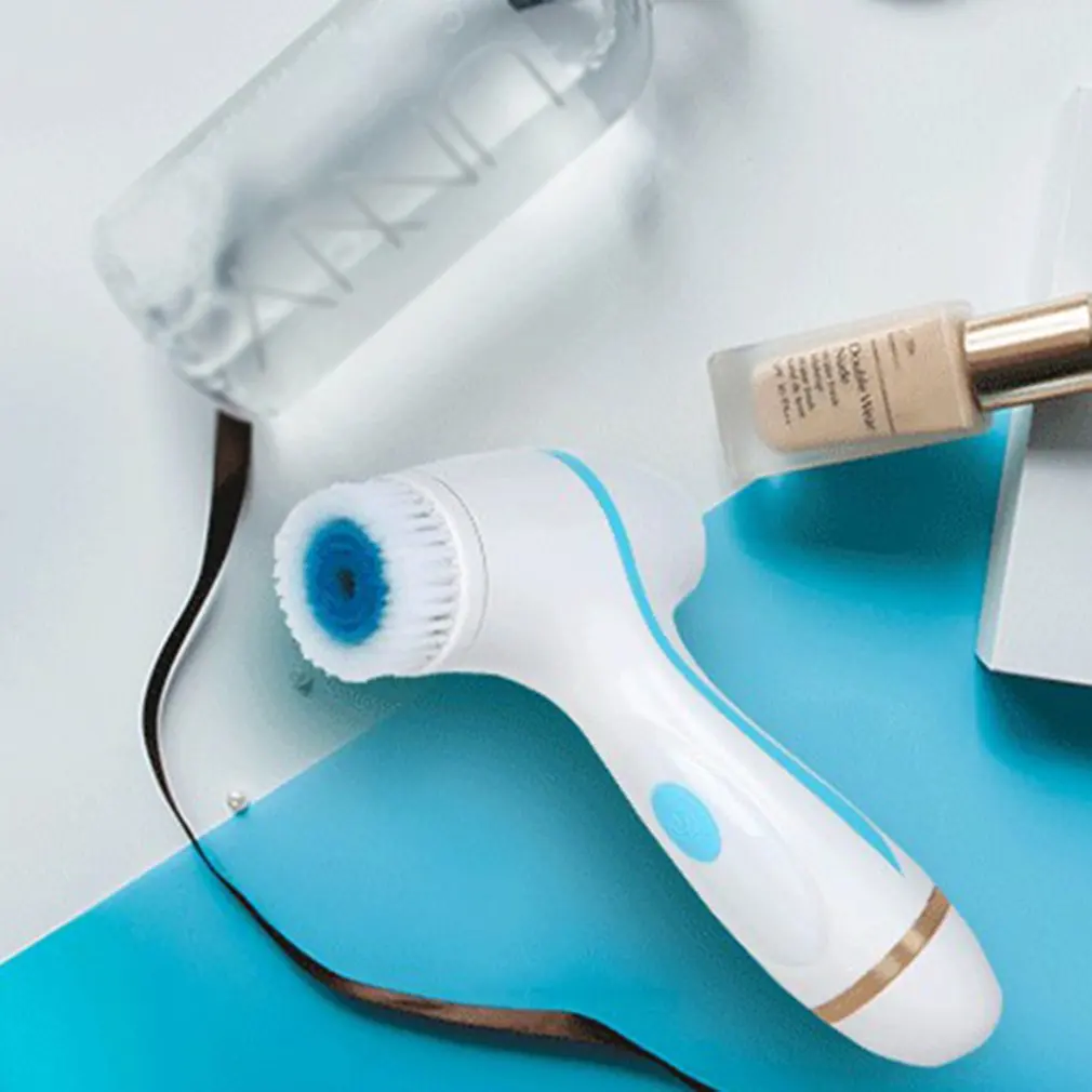 

Silicone Cleanser Ultrasonic Face Brush Wireless Charging Soft Hair Beauty Instrument Pore Cleansing Artifact