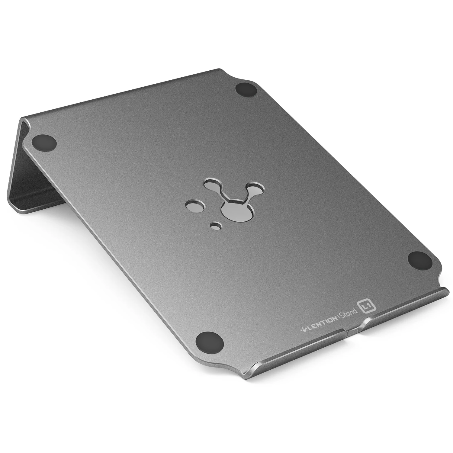 grey Алюминиевая Портативная подставка для ноутбука MacBook Air/Pro 13 15, iPad Pro 12,9, поверхность, Chromebook и 11-15 дюймовый держатель для ноутбука - Цвет: grey