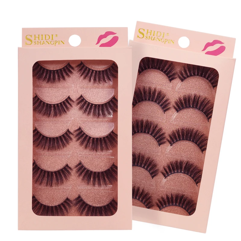 YSDO Lashes 5 пар, норковые ресницы, натуральные длинные 3d норковые ресницы ручной работы, накладные ресницы, накладные ресницы для макияжа