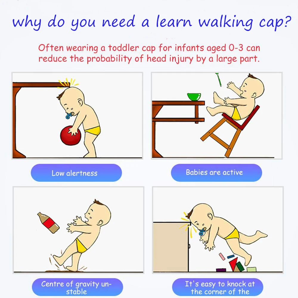 Хлопковая детская шапка для мальчиков и девочек с надписью Learn to Walk Детский