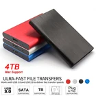 Корпус для жесткого диска USB 3,0 2,5 дюйма с последовательным портом SATA SSD чехол для жесткого диска с поддержкой порта 4 ТБ Прозрачный чехол для мобильного внешнего жесткого диска