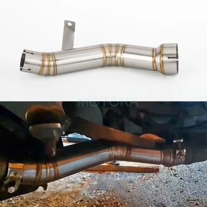 2012-2018 Slip-on Motorcycle Exhaust Middle Link Pipe KLZ 1000 Versys 1000 Silencer System Modified Manifold Muffler Tube