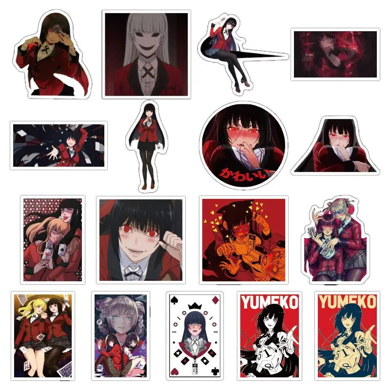 10/30/50 шт. аниме Kakegurui стикеры s Pack чемодан велосипед скейтборд гитара ноутбук