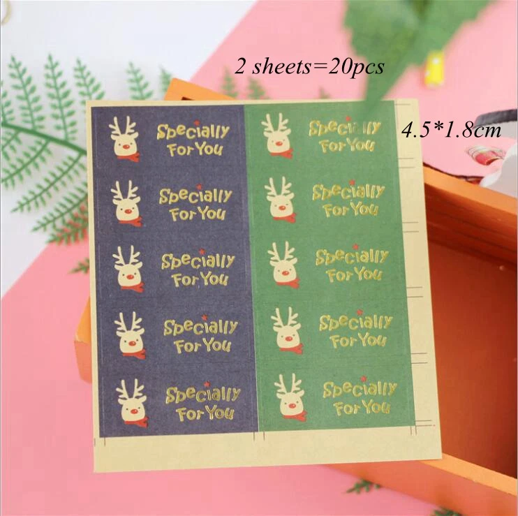 20pcs type W 1 набор оленей и Санта-Клауса, рождественские подарочные коробки для конфет, упаковочные коробки для гостей, Подарочная сумка для рождественской вечеринки, Подарочный декор для детей - Цвет: 20pcs type W