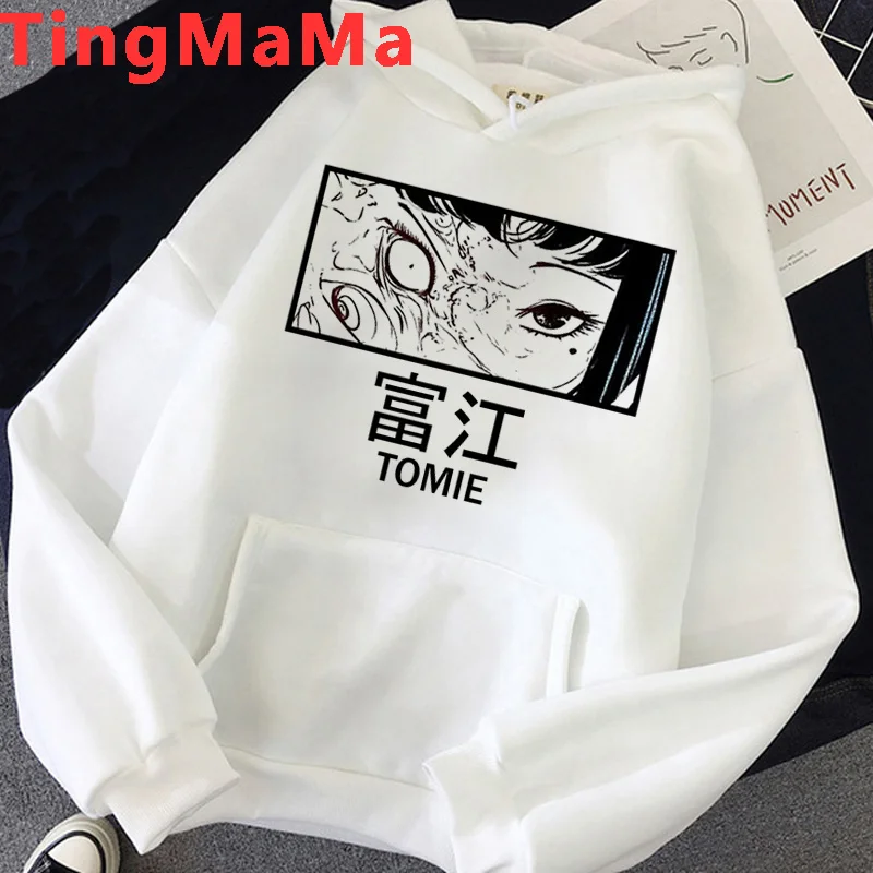 

Japanese Anime Cartoon Eyes hoodies male Oversized y2k aesthetic grunge Korea men sweatshirts Oversized anime