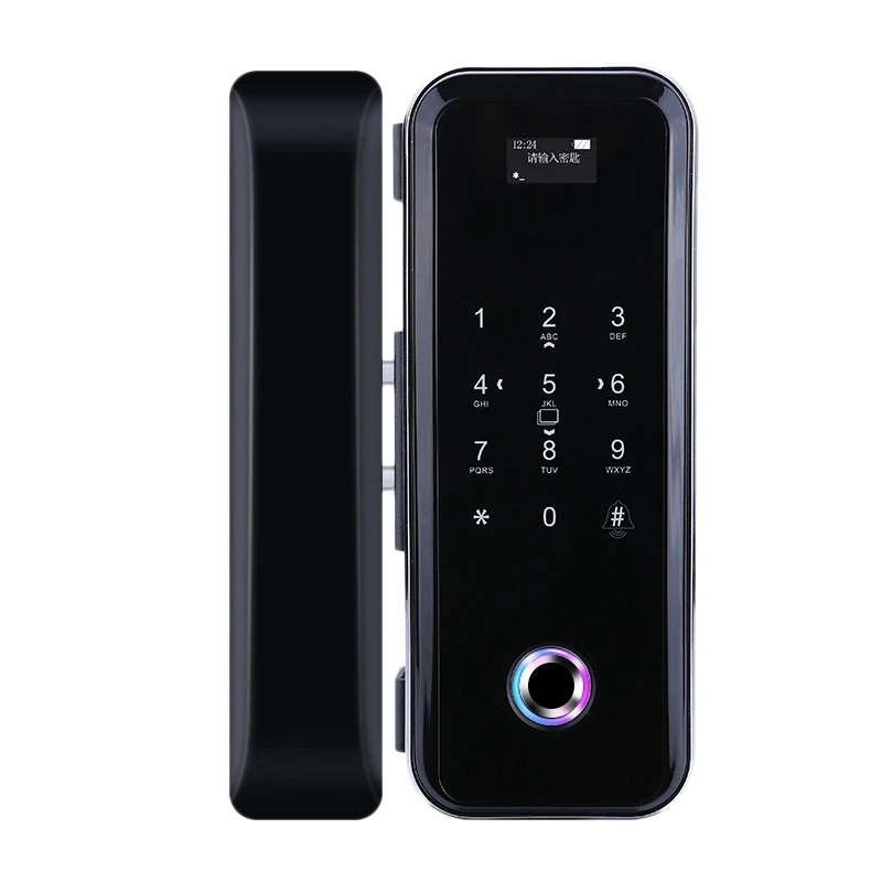 

Semiconductor Fingerprint+Cipher+IC Card+Phone Unlock Smart Door Lock Security Access Lock No Opening for Home Office