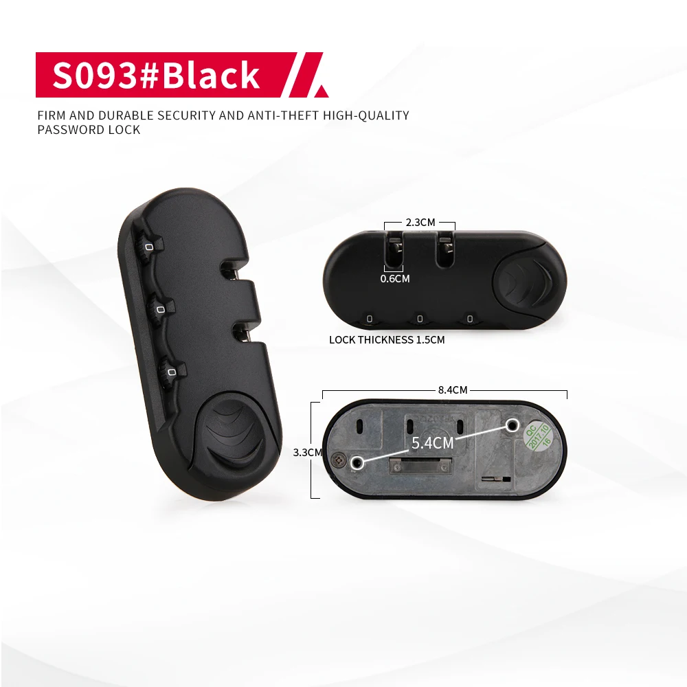 DILONG S093 Luggage locks buckle type combination lock 24 inch travel suitcase anti-theft universal replacement accessory lock