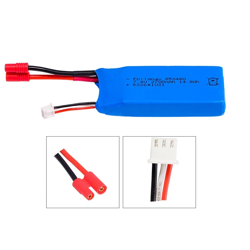 Аккумулятор Lipo 7 4 В 2700 мАч для Syma X8C X8W X8G запасные части радиоуправляемого дрона