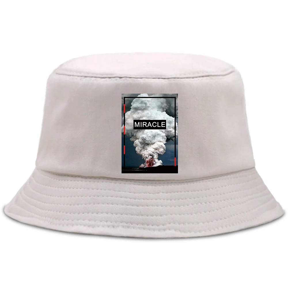 

Volcanic Eruption Harajuku Fisherman's Hats Outdoor Unisex Bucket Cap Sun Shade Summer Beach Caps Foldable Hip Hop Fishing Hat