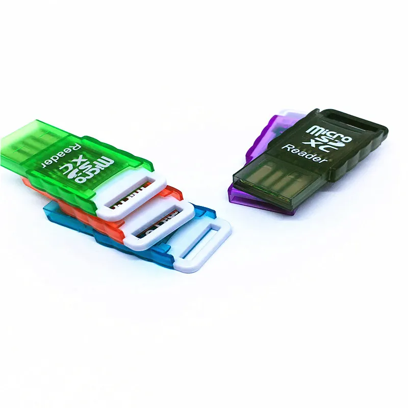 10 шт./лот мини USB 2 0 кард ридер карта адаптер Поддержка TF micro SDHC SDXC SD до 256 ГБ для