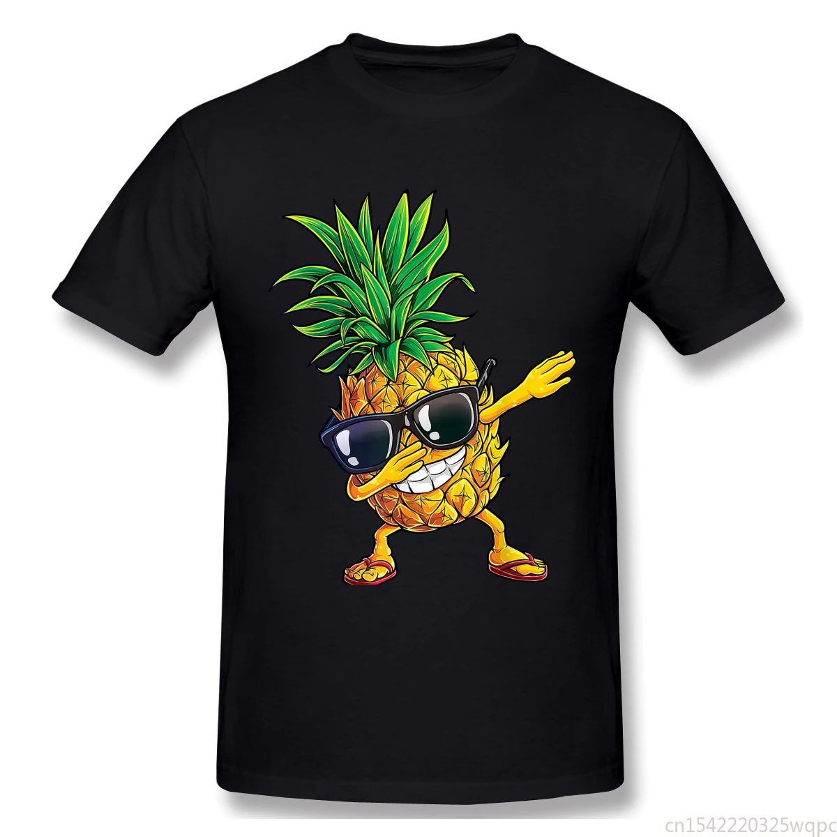 

Dabbing Pineapple Sunglasses Aloha Beaches Hawaii Man T Shirt Cotton Tops Short Sleeves Tees