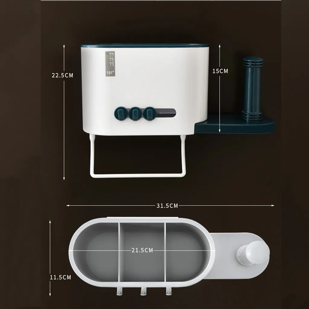 

Kitchen Drying Holder Tray Wall Mounted Spoon Chopsticks Draining Storage Rack Kitchen storage Rack