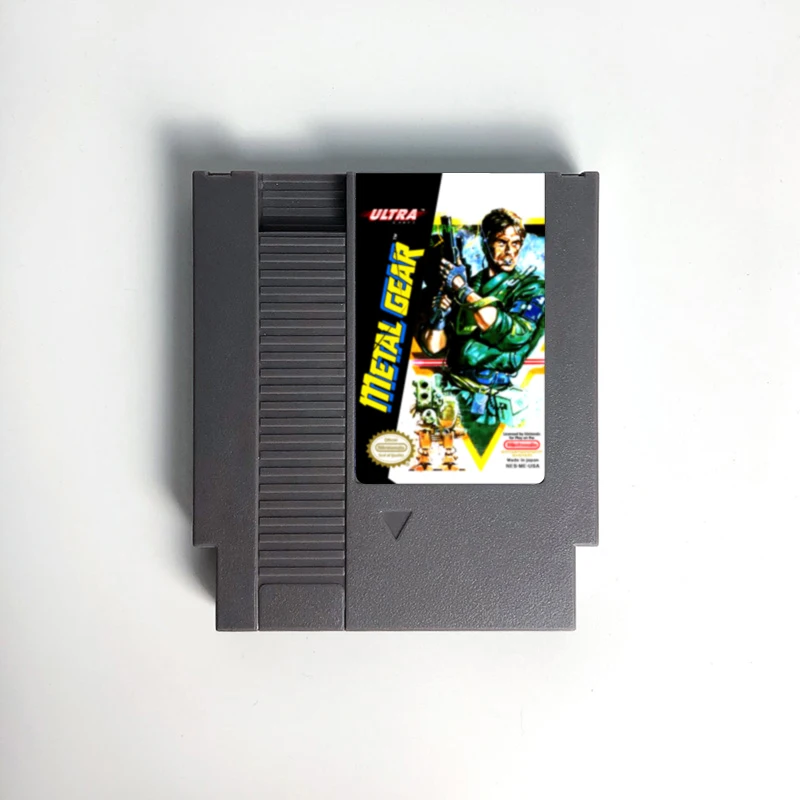 

Metal Gear Game Cartridge For NES Console 72 Pins