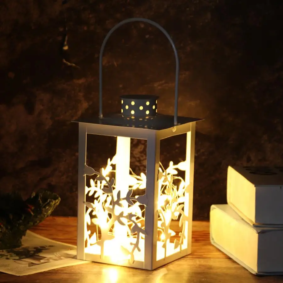 Железный светодиодный подсвечник с пассивным инфракрасным датчиком движения в