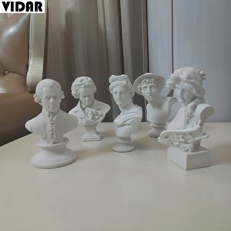 VIDAR 15 см полимерная статуя Моцарта Бетховен Аполло Меркурий Европа фигурка