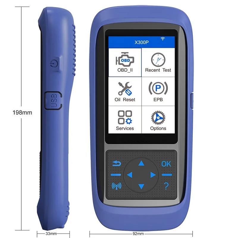 OBDll автомобиля XTOOL X300P диагностический инструмент масло сканера сброс ABS