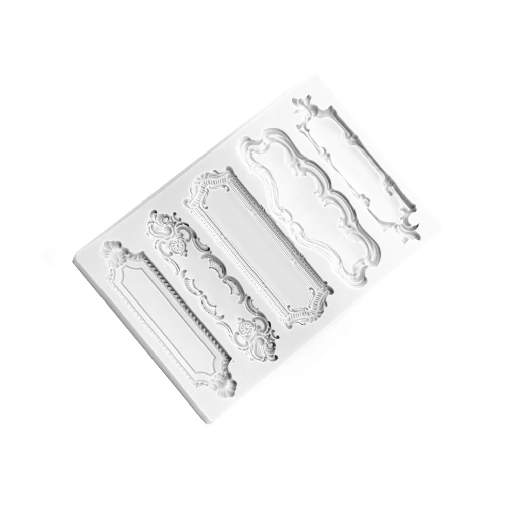 Новая рельефная Европейская фотоформа для выпечки силиконовая форма торта