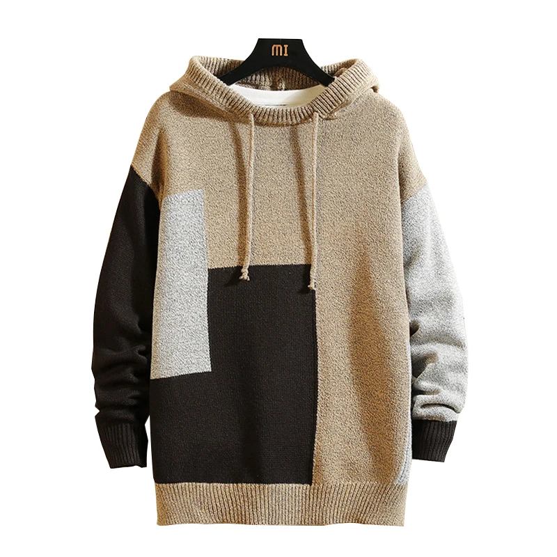 

2020 Turtleneck Sweater Men Wool Pullover Mens Sweaters Stripe Turtle Neck Male Jumper Casual Thermal High Quality knit Sweter