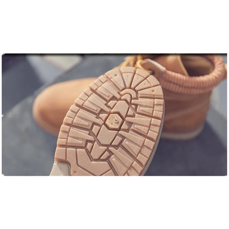 Snow Boots Womens Cross-border Women Winter  Boots Shoes Ladies Velvet Boot Ankle Fully Fur Lined Anti-Slip Leather Boots X0055