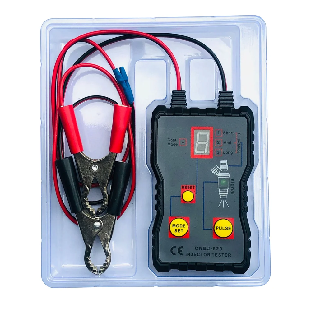 

Fuel Injector Tester 12V 4 Pluse Modes Fuel Injector Flush Cleaner Adapter Cleaning Tool Kit Auto Accessories 1PC
