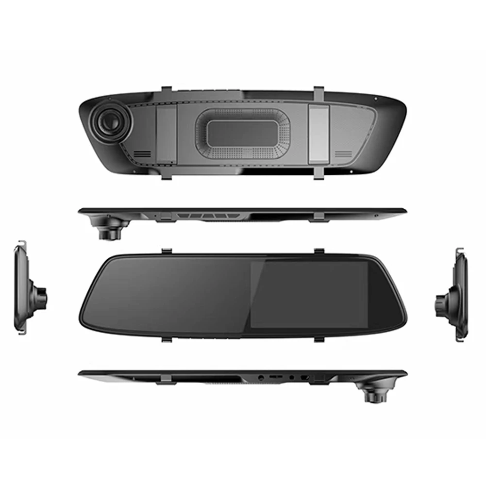 

HD 1080P 4.3"Video Recorder Dash Cam Rear View Mirror Car Camera DVR