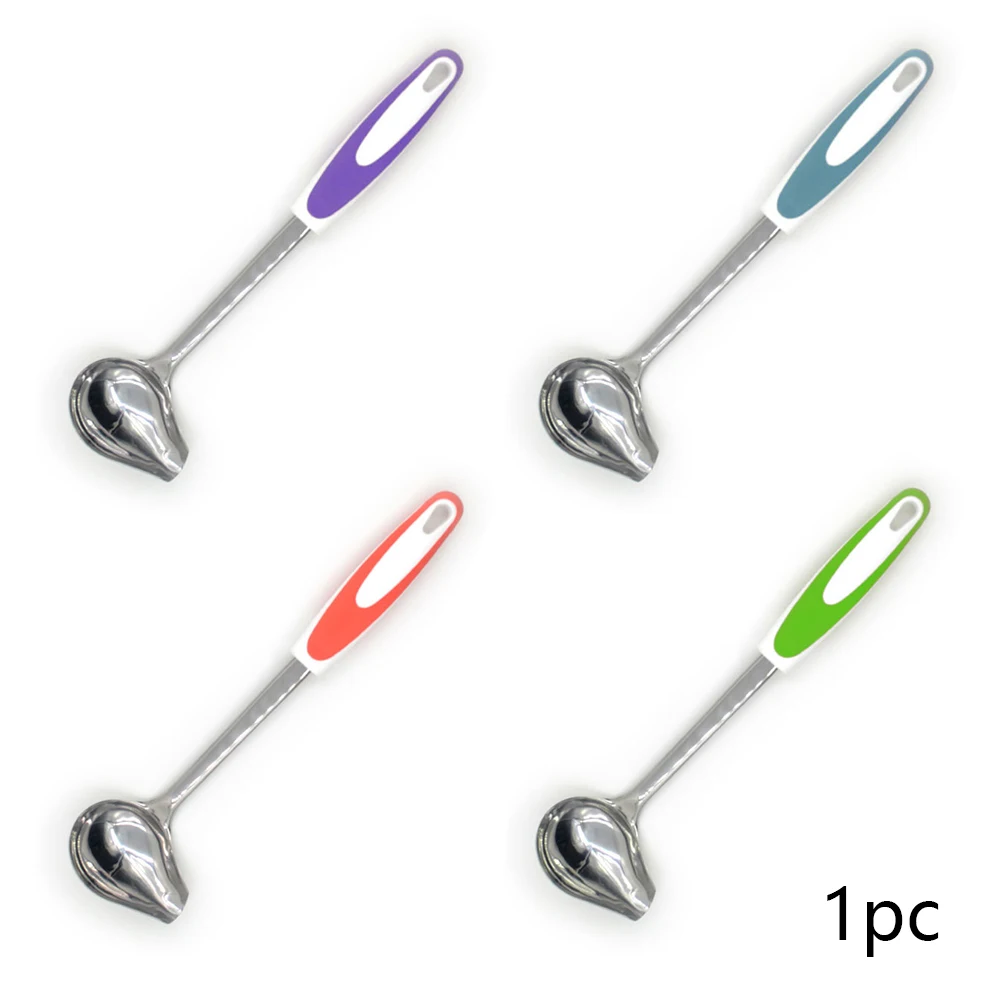 Полированная смазочная ложка из нержавеющей стали нескользящая с кривым носиком