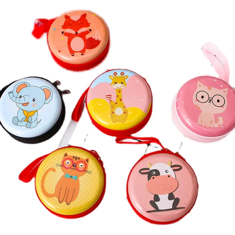 

New Creative Tinplate Coin Purse Earphone Storage Bag Retro Record Tape Coin Purse Key Coin Coin Bag Coin Purse