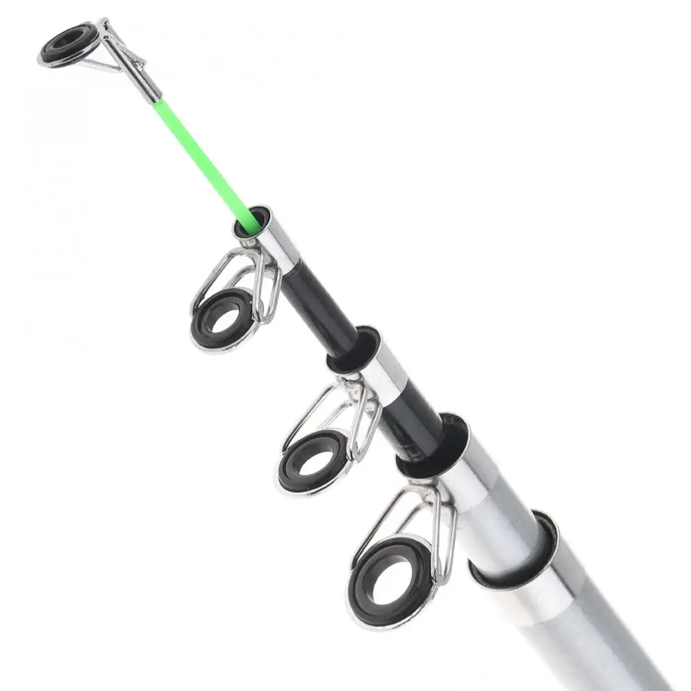 2 1 м рыболовная удочка Fly Line комбо полная Наборы Катушка для спиннинга полюс набор