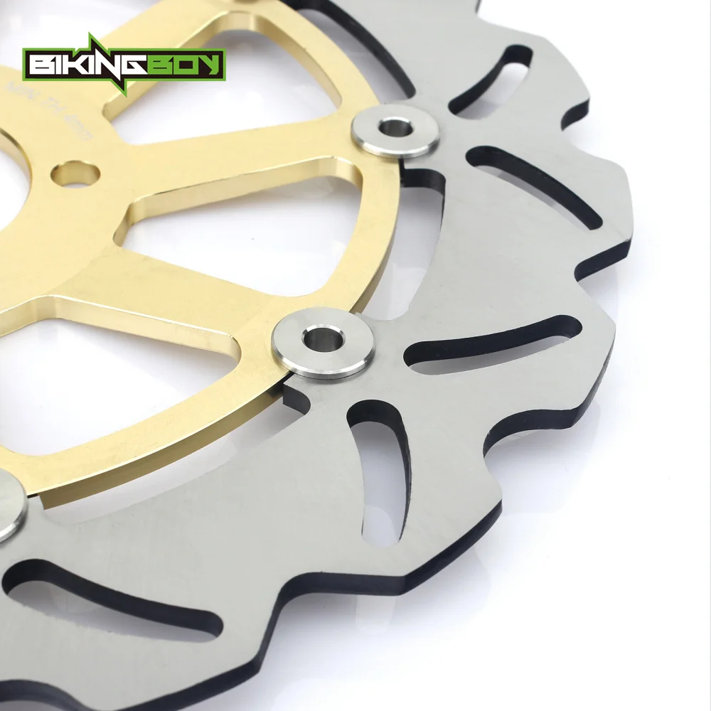

BIKINGBOY For Kawasaki ZX9R Ninja ZX-9R Ninja ZX900F F1 F2 02 03 2002 2003 3PCs Front Rear Brake Discs Disks Rotors
