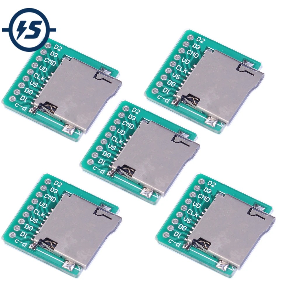 5 шт. карта TF адаптер карты Micro SD доска слот для карт памяти Интерфейс Pinboard модуль