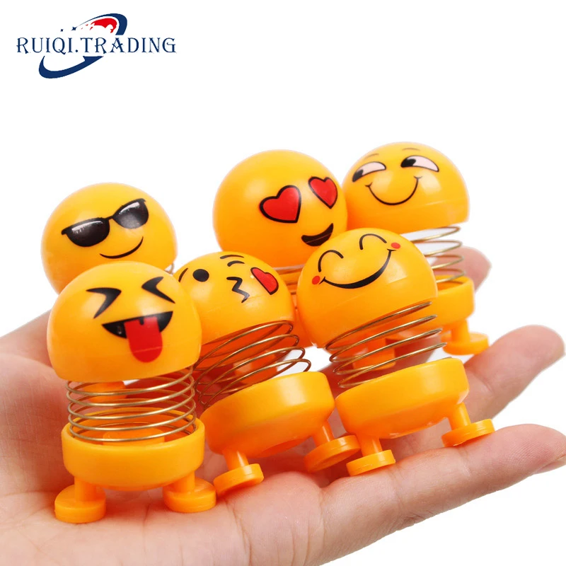 

6pcs/lot Mini Shaking Head Doll Car Dashboard Ornaments Fashion Auto Decoration Car Decoration Foreign Trade Wholesale Price