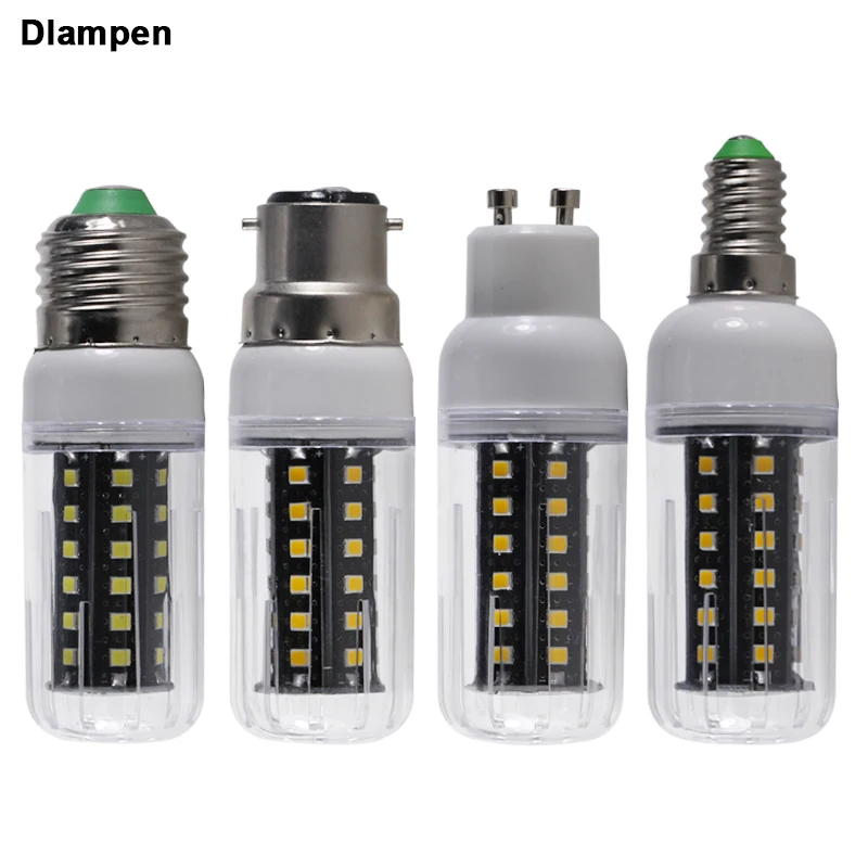Ампулы E27 B22 e14 GU10 Светодиодная лампа светильник переменного тока Dc 12v 24v 36v 48v 60v 8W