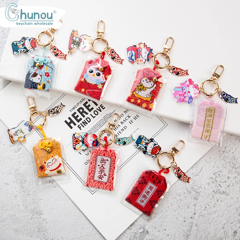 Милый японский Традиционный амулет талисман Churinga Periapt Maneki Neko Lucky Cat Fat Plutus брелок