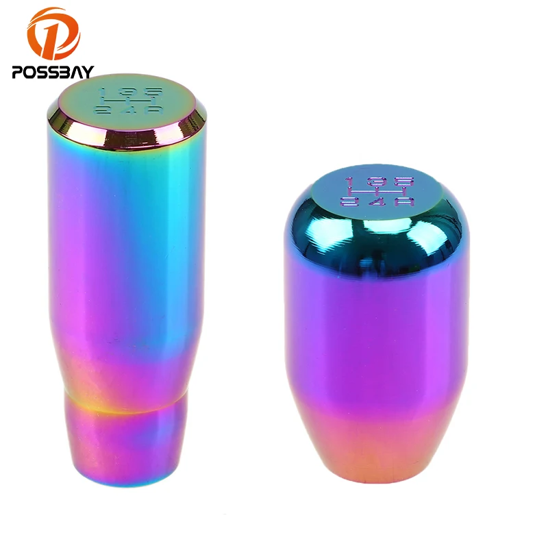 Автомобильная ручка переключения передач POSSBAY 57/79 мм алюминиевая 5 скоростная