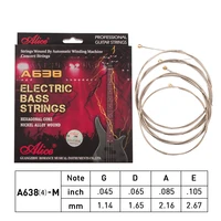 alice electric bass strings a6384 m nickel alloy wound strings 0 045 0 105 inch for electric bass