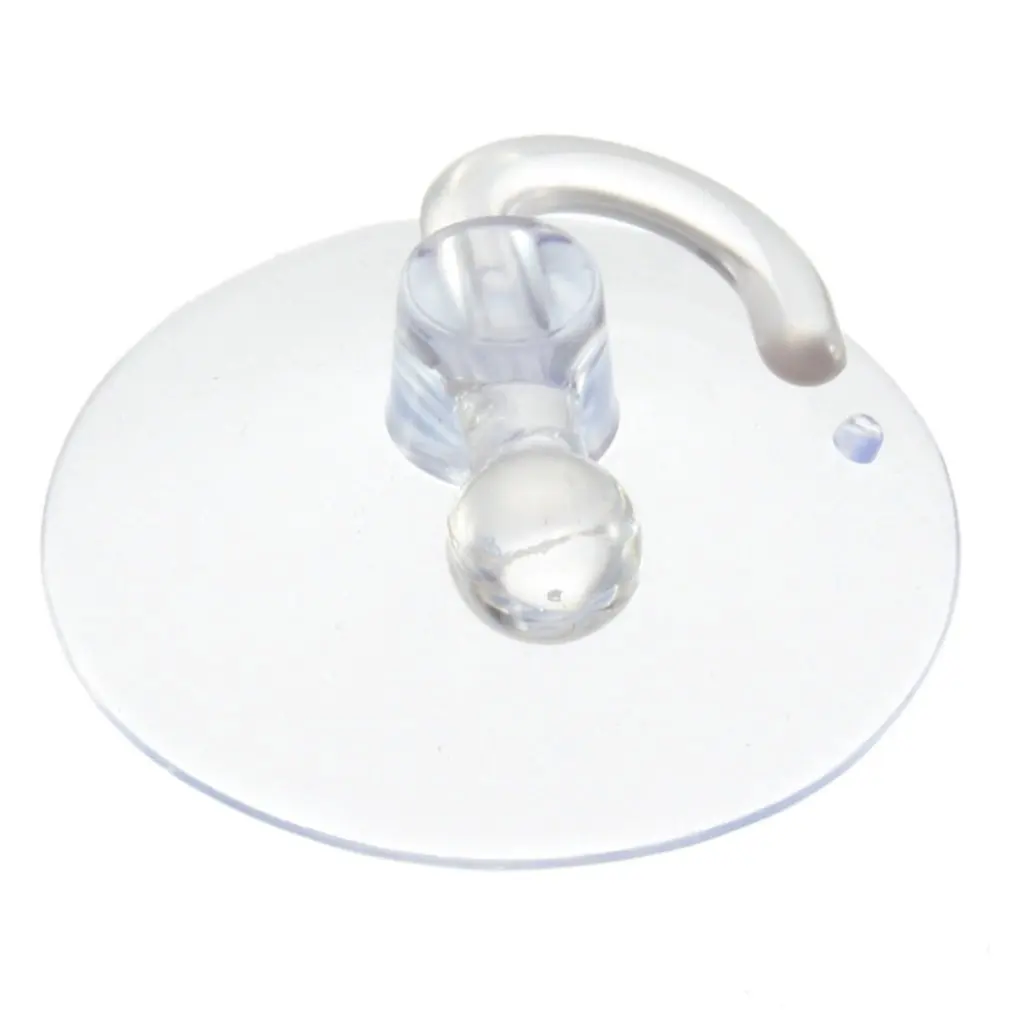 

Strong Transparent Suction Cup Sucker Reusable Detachable Wall Hooks Hanger Strong Attached Kitchen And Bathroom