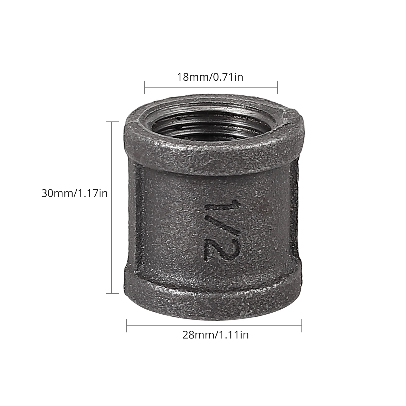 Proster 10 шт. 1/2 &quot3/4&quot резьбовые кованые трубы фитинги ковкий чугун для BSP труба с