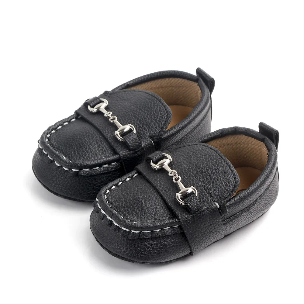 

Baby Boy Girl Shoes Leather Shoes Toddler Soft Sole Anti-slip First Walkers Infant Newborn Crib Shoes Moccasins