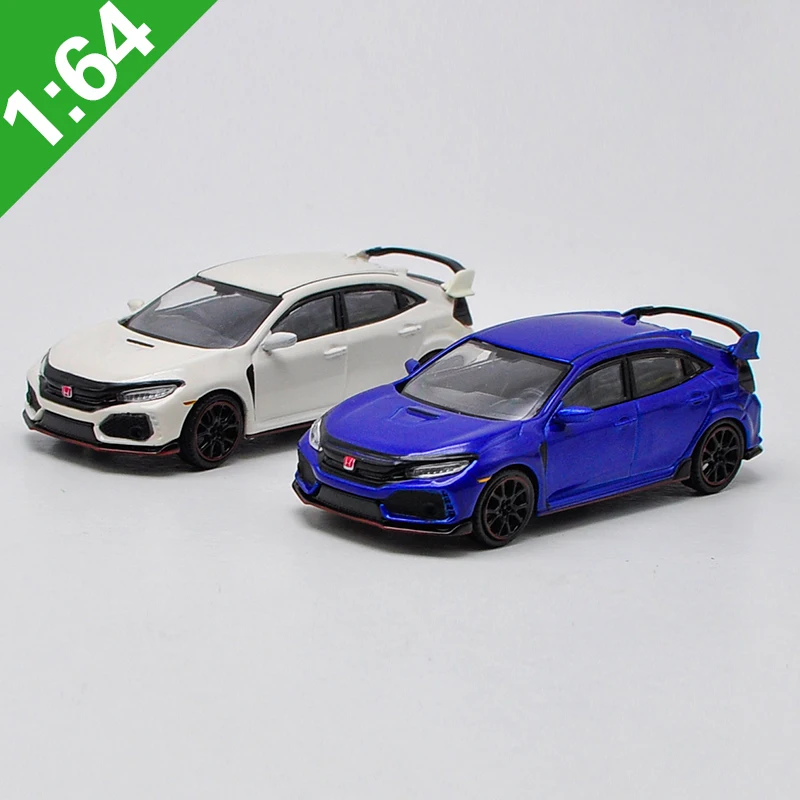 Высокая тщательность 1: 64 Honda Тип R FK8 Civic сплав модель автомобиля статические