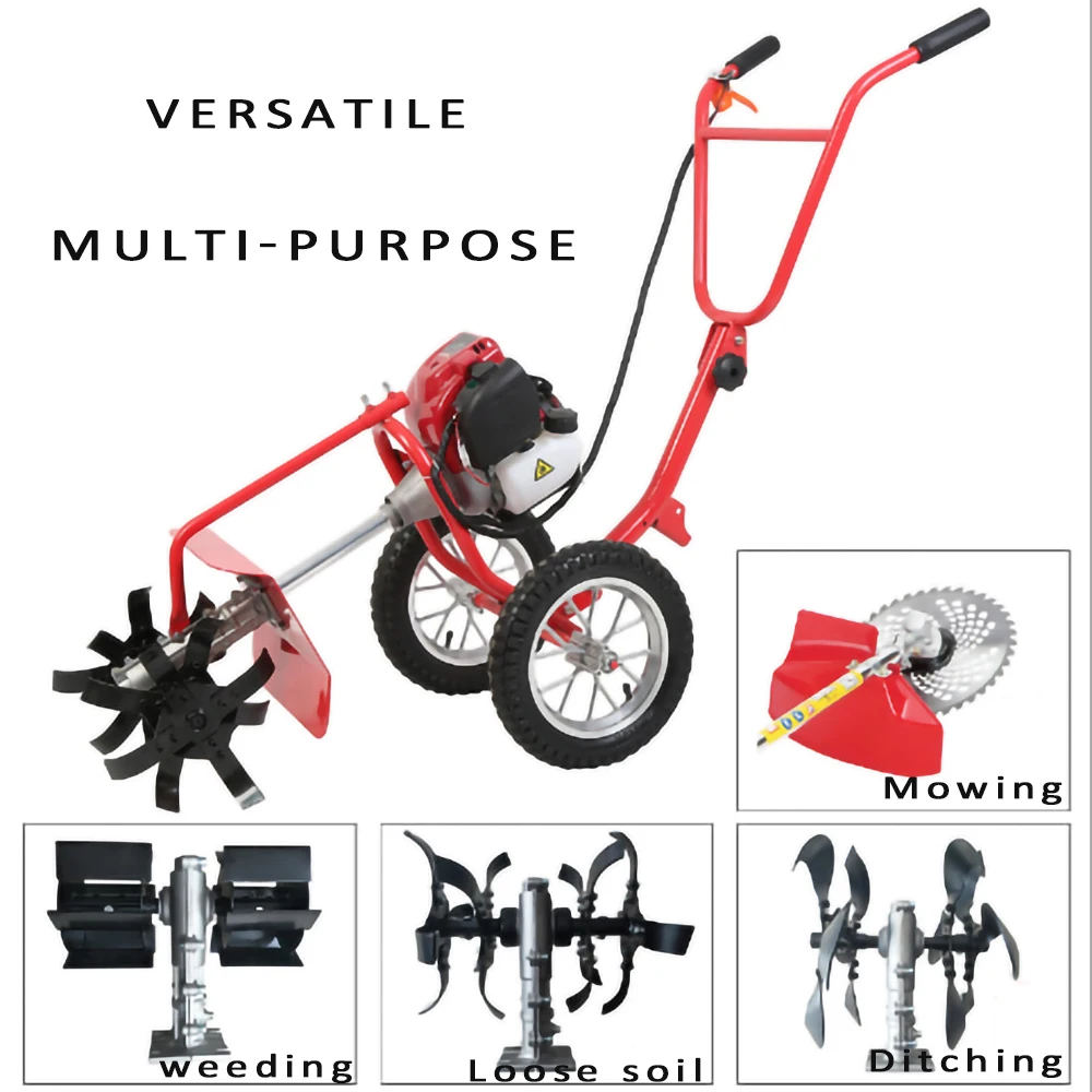Ручная четырехтактная газонокосилка 140F маленькая Микромашина для обработки