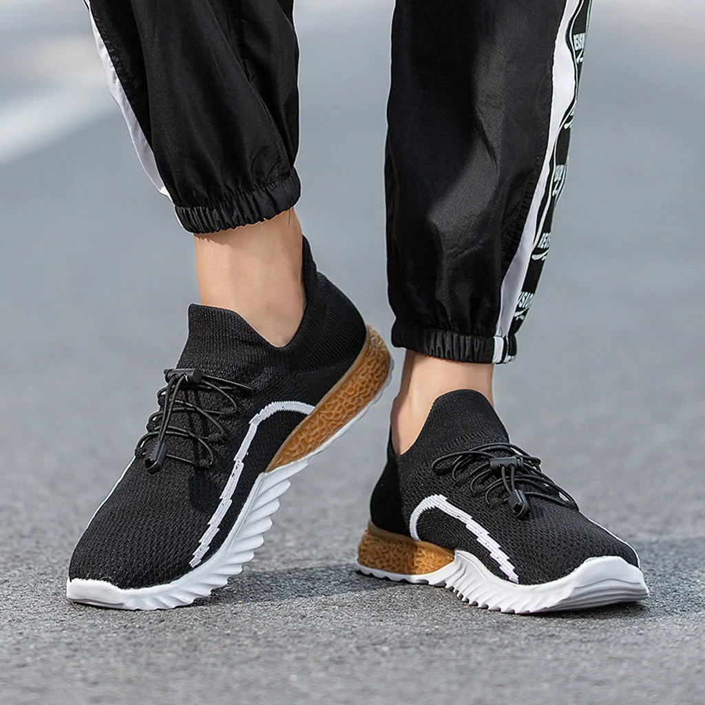 Мужские легкие кроссовки YOUYEDIAN серые с дышащей сеткой брендовая повседневная