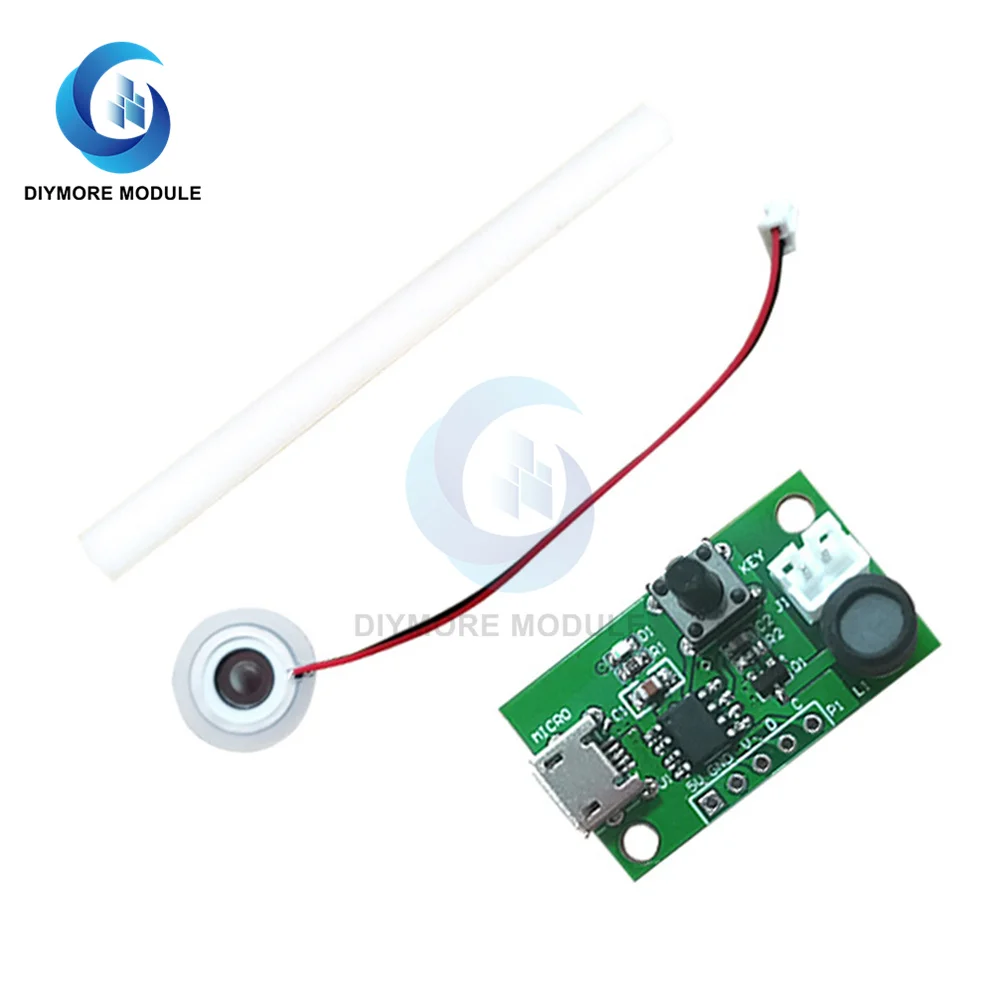 

USB Mini Humidifier DIY Kits Mist Maker and Driver Circuit Board Fogger Atomization Film Atomizer Sheet Mini Oscillating