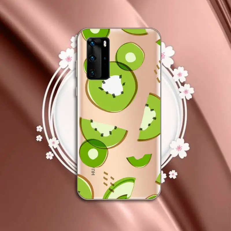 

Cartoon summer fruit fashion design Phone Case Transparent for Huawei P honor 8 10i 20 30 40 smart 2019