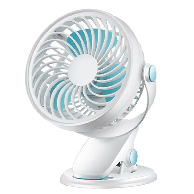

Portable USB Rechargeable Fan 360 Degree Rotation Mini Desk Clip Fan Travel Use