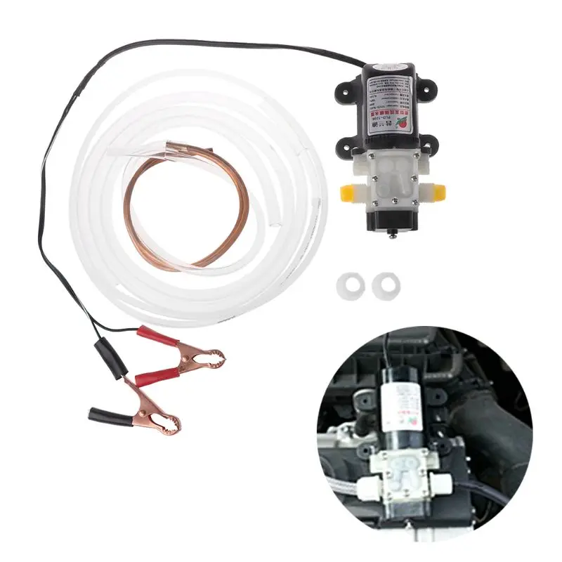 

12V 45W Car Electric Oil Diesel Fuel Extractor Transfer Pump w/Crocodie Clip