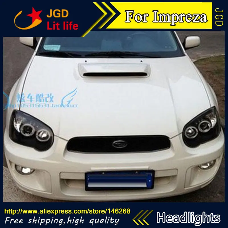Светодиодный ная фара для Subaru Impreza WRX фары 2004 2005 2006 drl hid Биксеноновые линзы ближний