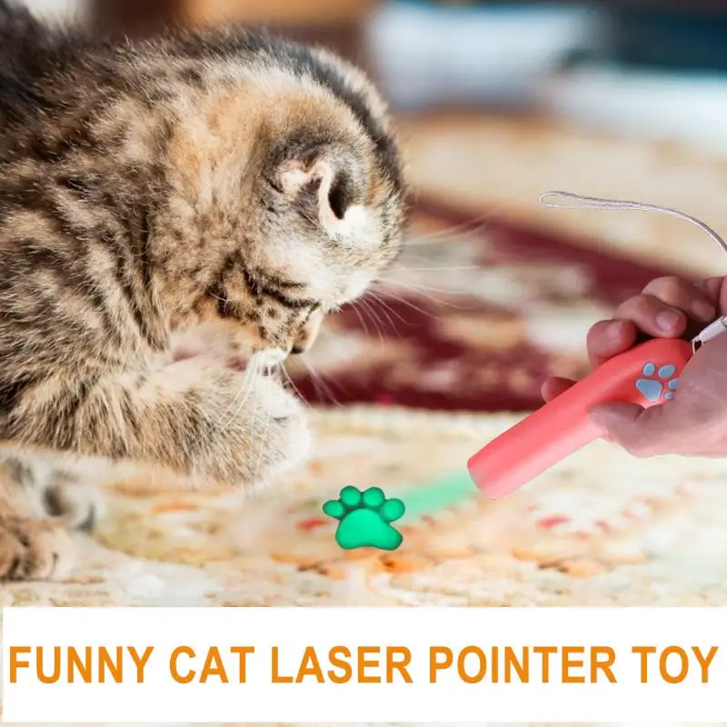 Светодиодный лазерный котёнок Кот Игрушка указатель светильник ручка